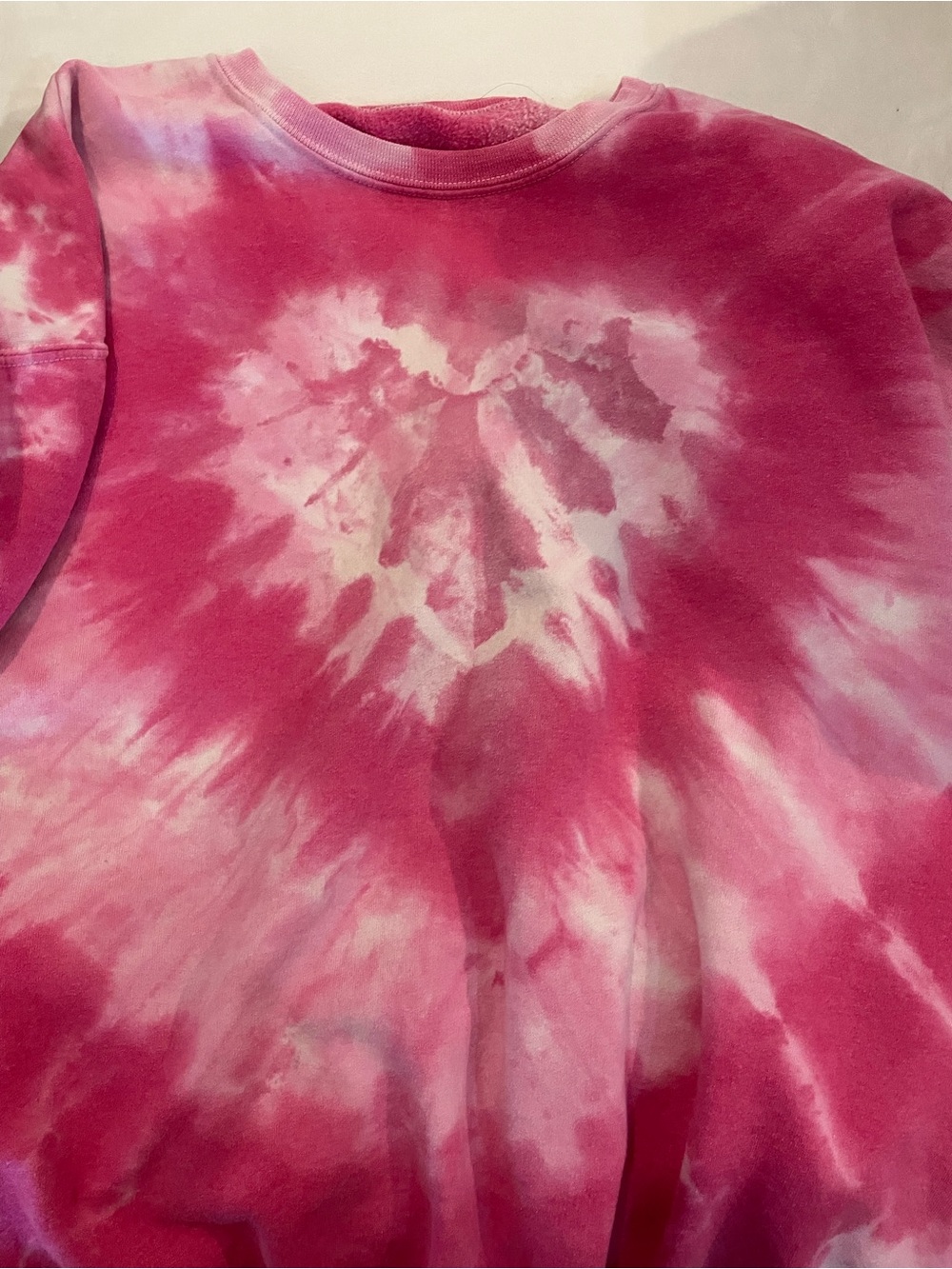 Urban Outfitters Kids Pink Tie-Dye Sweatshirt